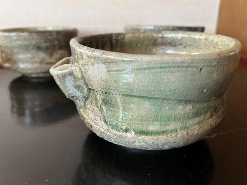 新歓嗣 　伊賀焼向付5客