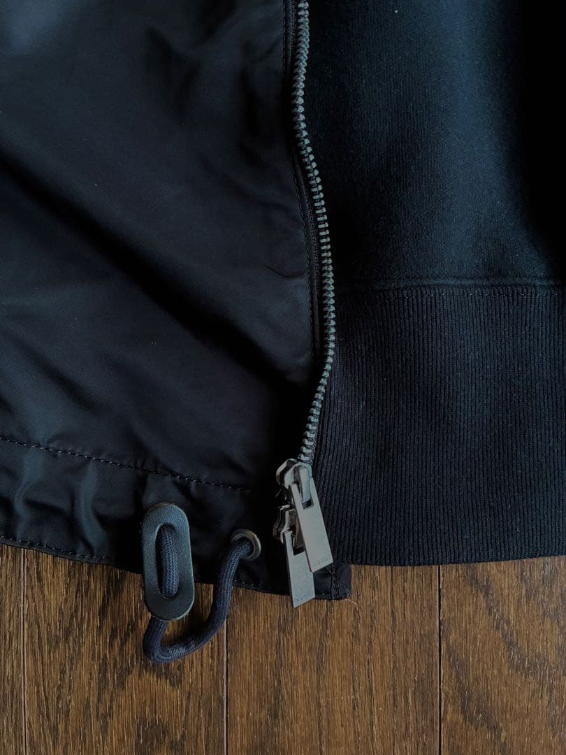 美品sacaiサカイ黒スポンジスウェットワンピース