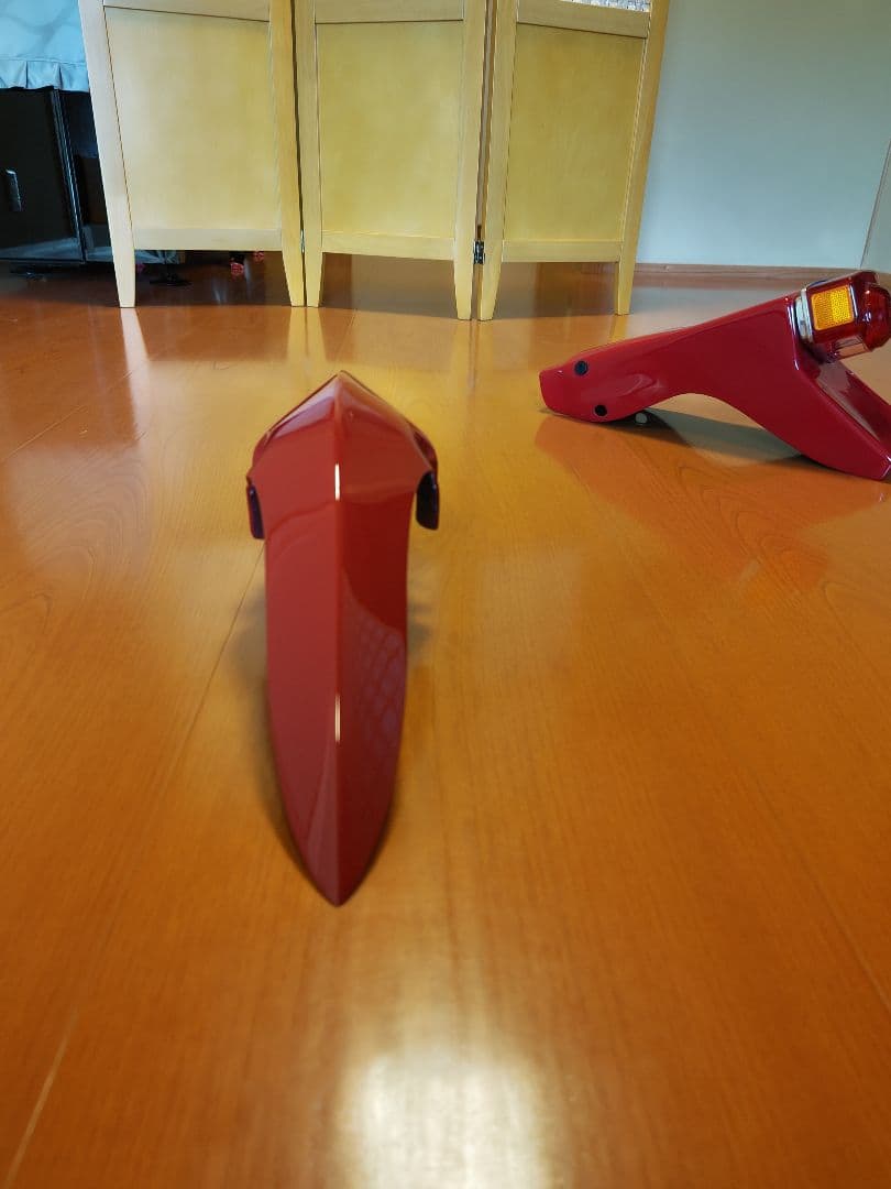 CB400F FRP リア、フロントフェンダーセット　テールランプ、備品付き