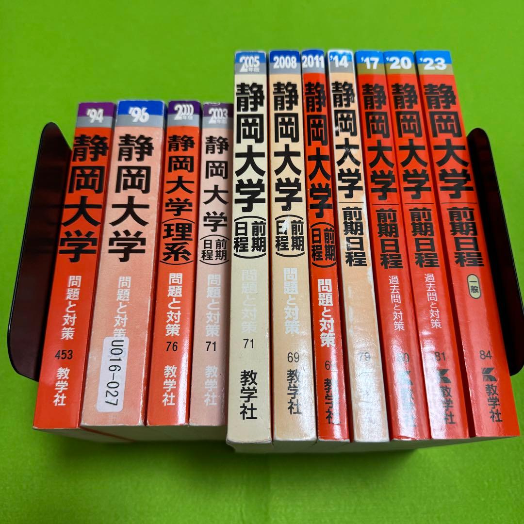 赤本　静岡大学　前期日程　1990年～2022年　32年分