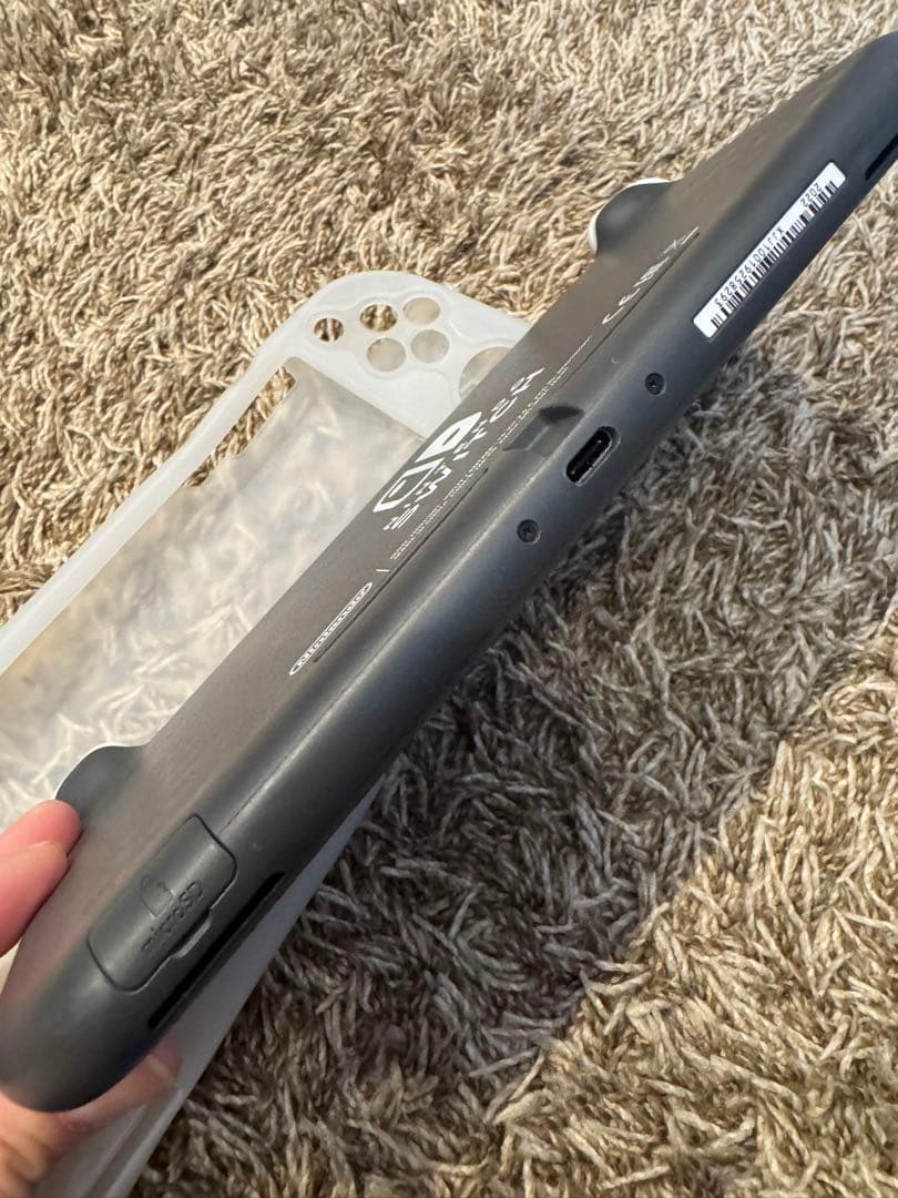 Nintendo Switch Lite グレー + 透明カバーセット本体のみ