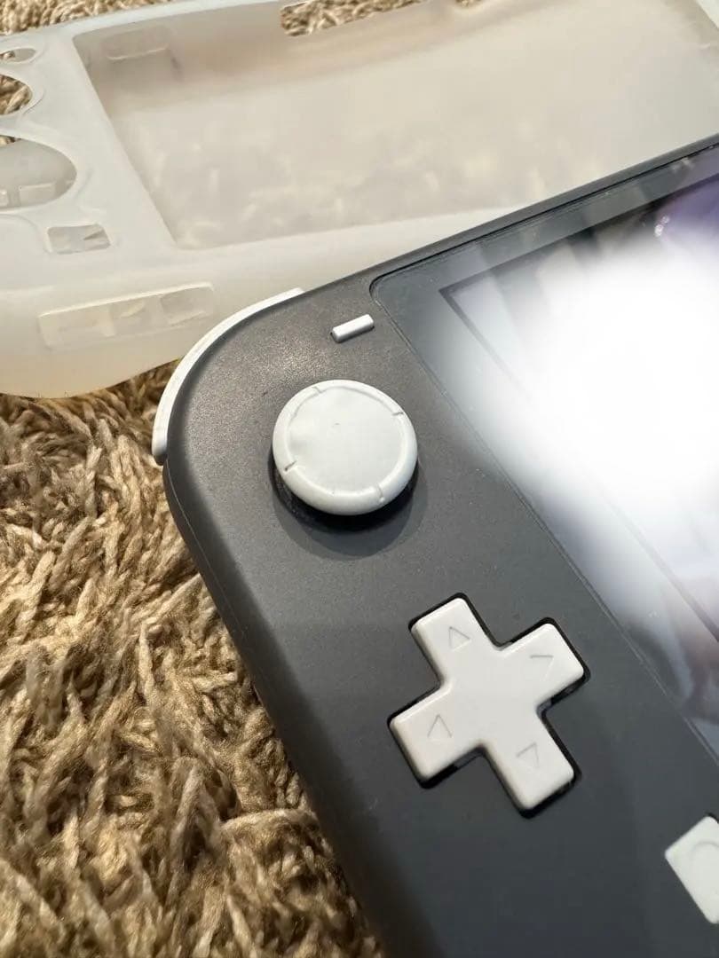 Nintendo Switch Lite グレー + 透明カバーセット本体のみ