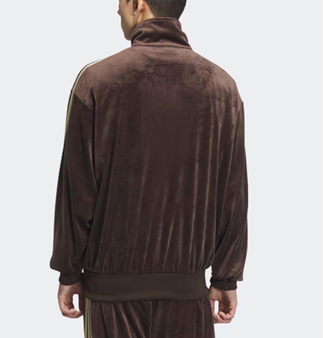 特別セール ✨ 人気 アディダス トラックトップ ベロア ダークブラウン XL