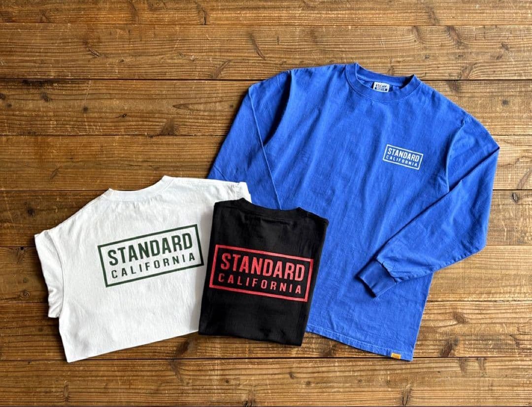スタンダードカリフォルニア　BOX LOGO LONG T-SHIRTS