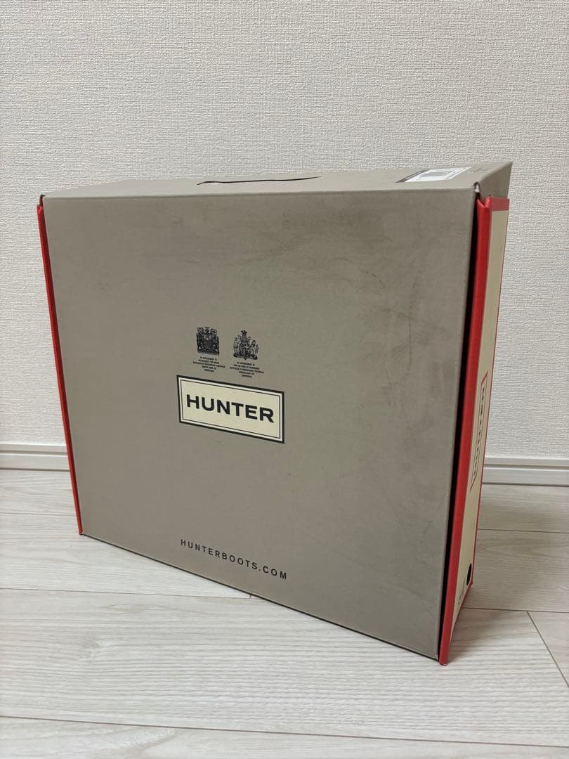 新品未使用！HUNTER ブラック 長靴 ショート丈 バックル付き