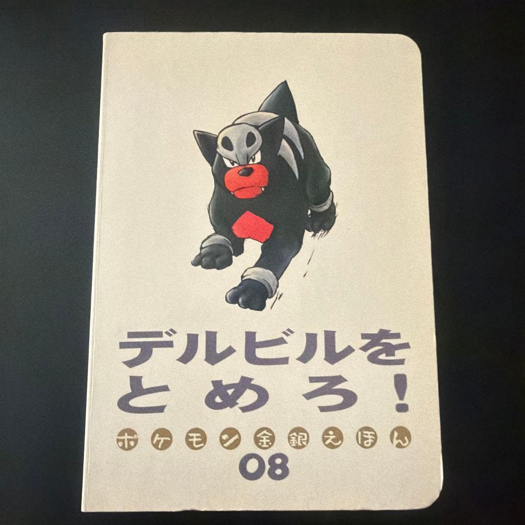 ポケモン金銀えほん　デルビルをとめろ！08【絶版本入手困難希少】