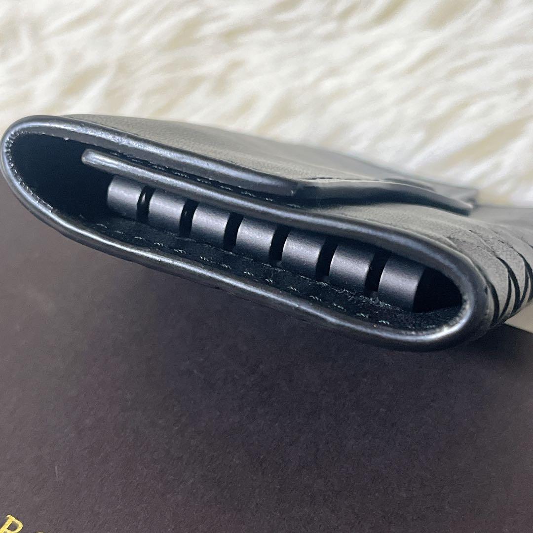 ボッテガヴェネタ ６連キーケース メンズ レザー ブラック