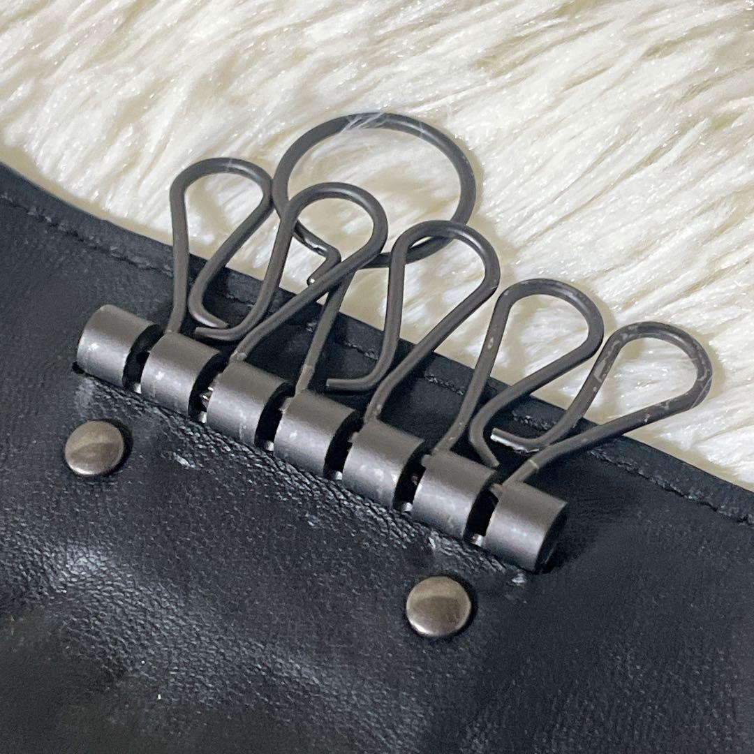 ボッテガヴェネタ ６連キーケース メンズ レザー ブラック