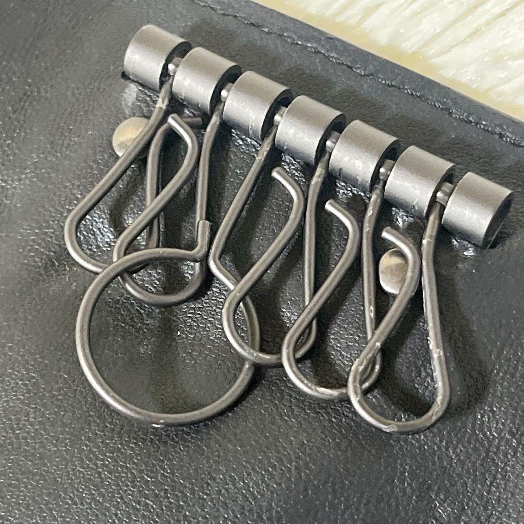 ボッテガヴェネタ ６連キーケース メンズ レザー ブラック