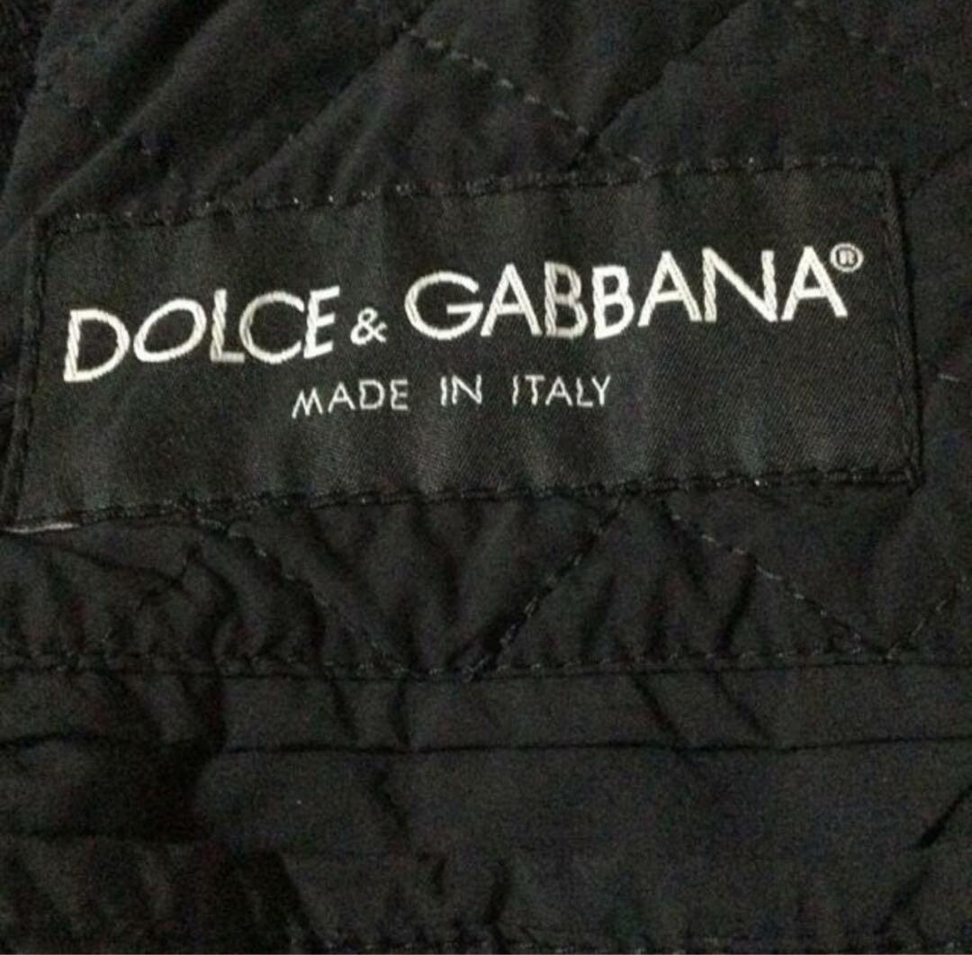 Dolce & Gabbana ドルチェアンドガッバーナ黒 ウール ピーコート