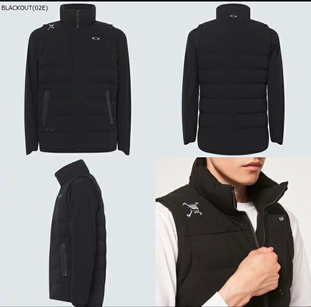 OAKLEY オークリー ゴルフスダウンジャケット&ダウンベスト2XLスカル