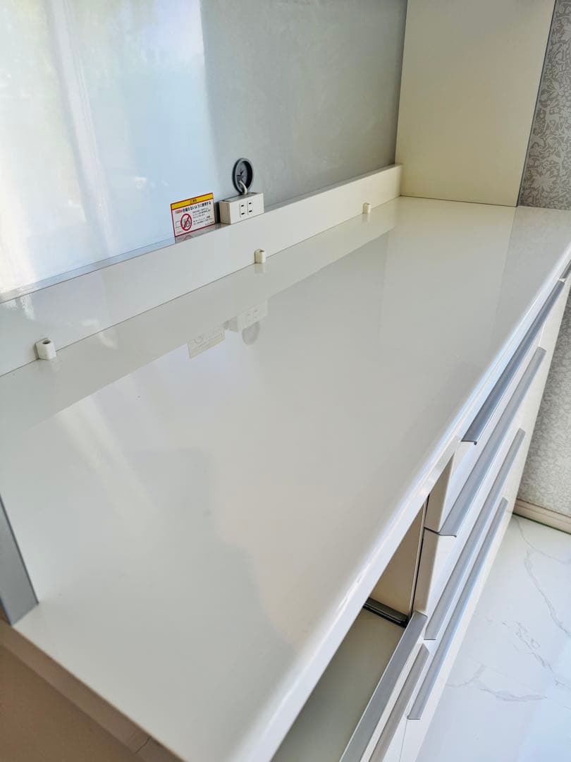 上台付き パモウナ Pamouna キッチンボード 140 食器棚 レンジ台