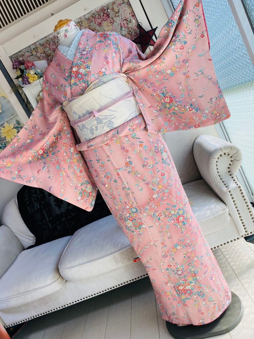 Pack様❤️さが美 正絹小紋 はればれ加工済