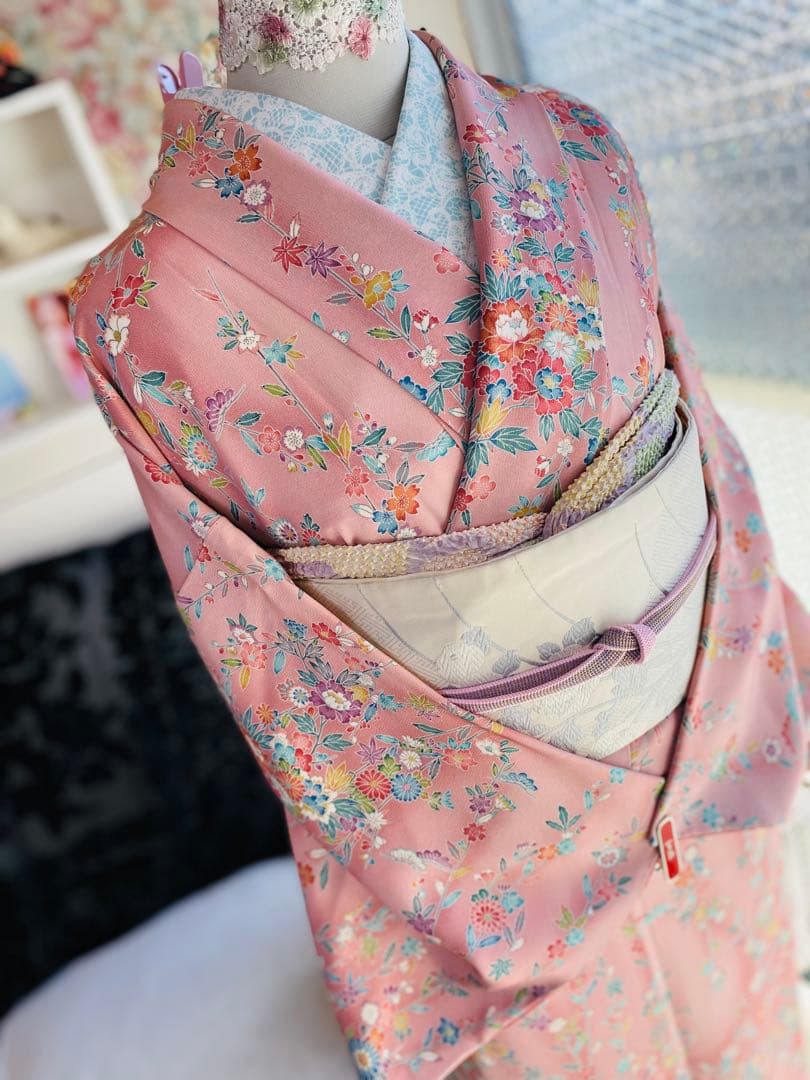 Pack様❤️さが美 正絹小紋 はればれ加工済