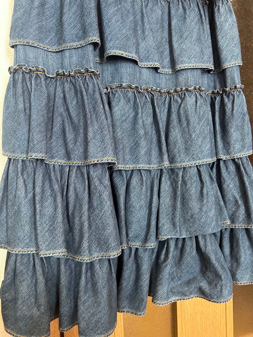 ３点セット　Denim&Jacquard Western Dress