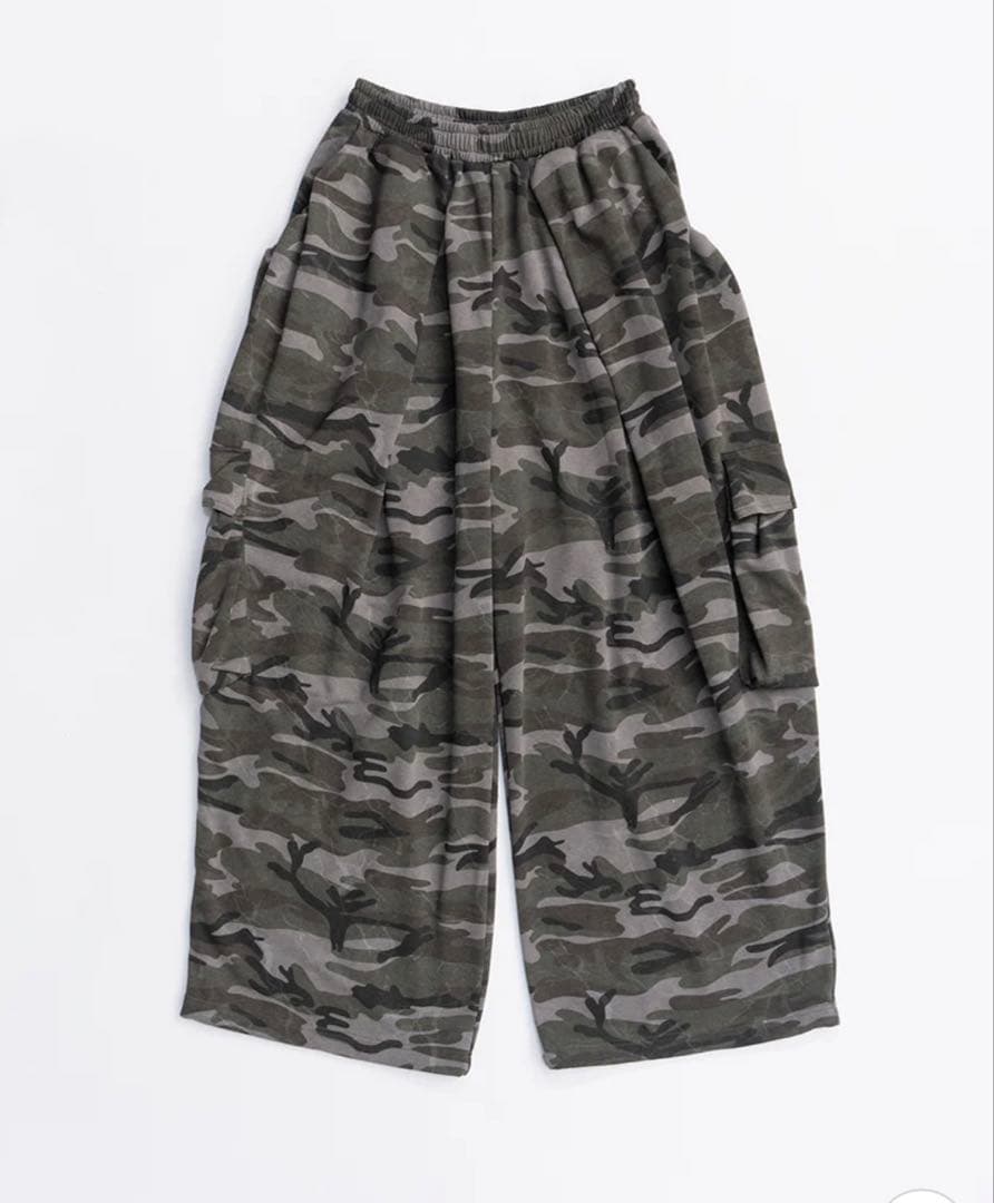 パンツ PRANK PROJECT Camo Sweat Cargo Pants
