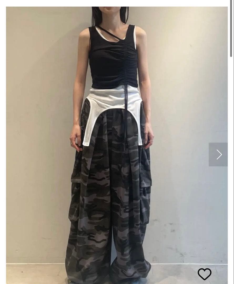 パンツ PRANK PROJECT Camo Sweat Cargo Pants