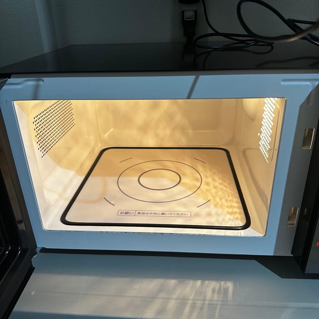 【中古品】TWINBIRD 単機能電子レンジ ブラック