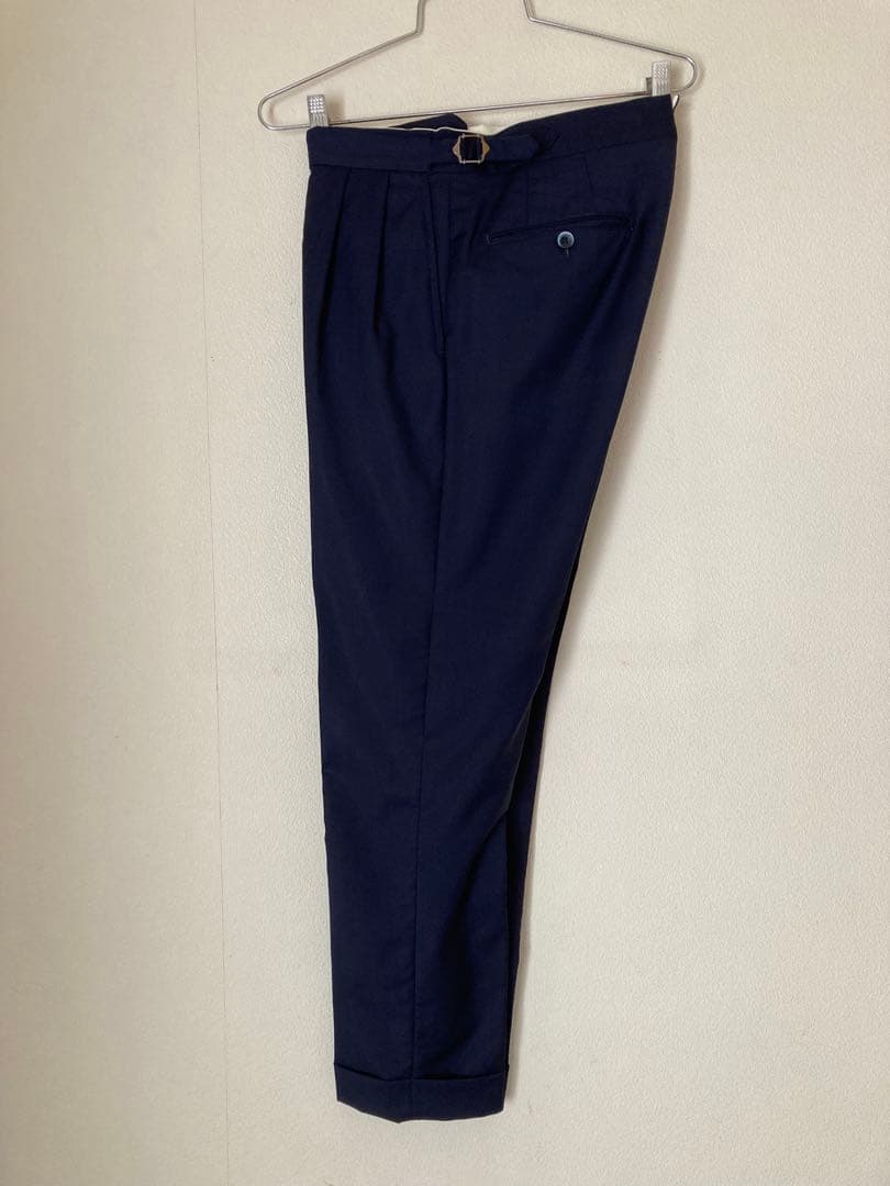 GTA Herrickヘリック エリック テーパード パンツ 44 ネイビー