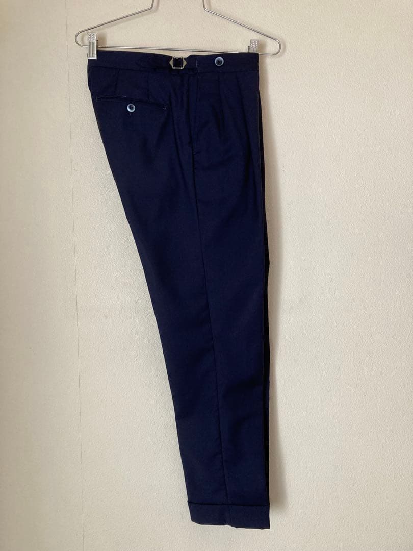 GTA Herrickヘリック エリック テーパード パンツ 44 ネイビー