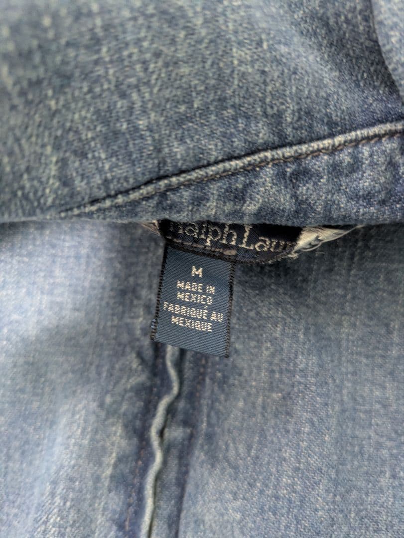 Ralph デニムスイングトップ М　ラルフローレン 復刻　スウィングトップ