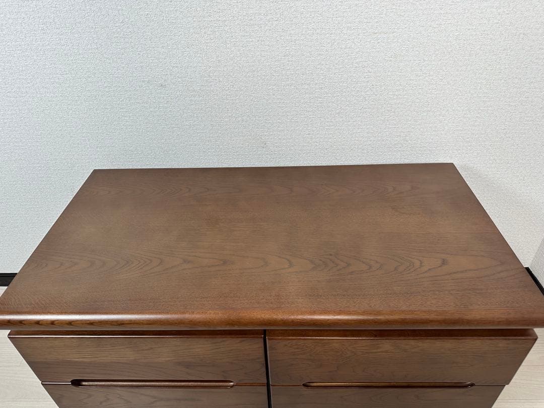 カリモク ローチェスト ローボード 収納家具 タンス オーク材 ※i4※