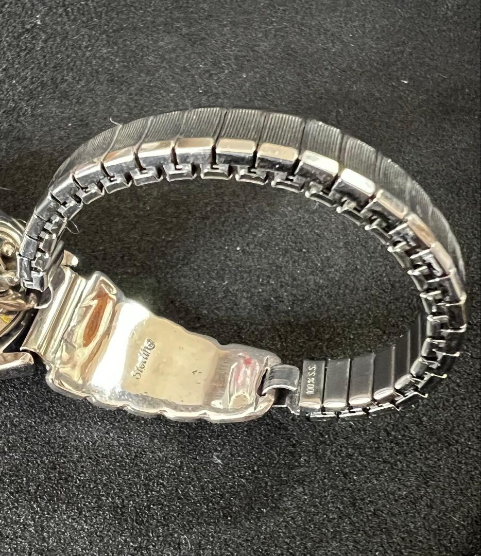 90年代インディアンジュエリーSV925ターコイズストーン付き腕時計