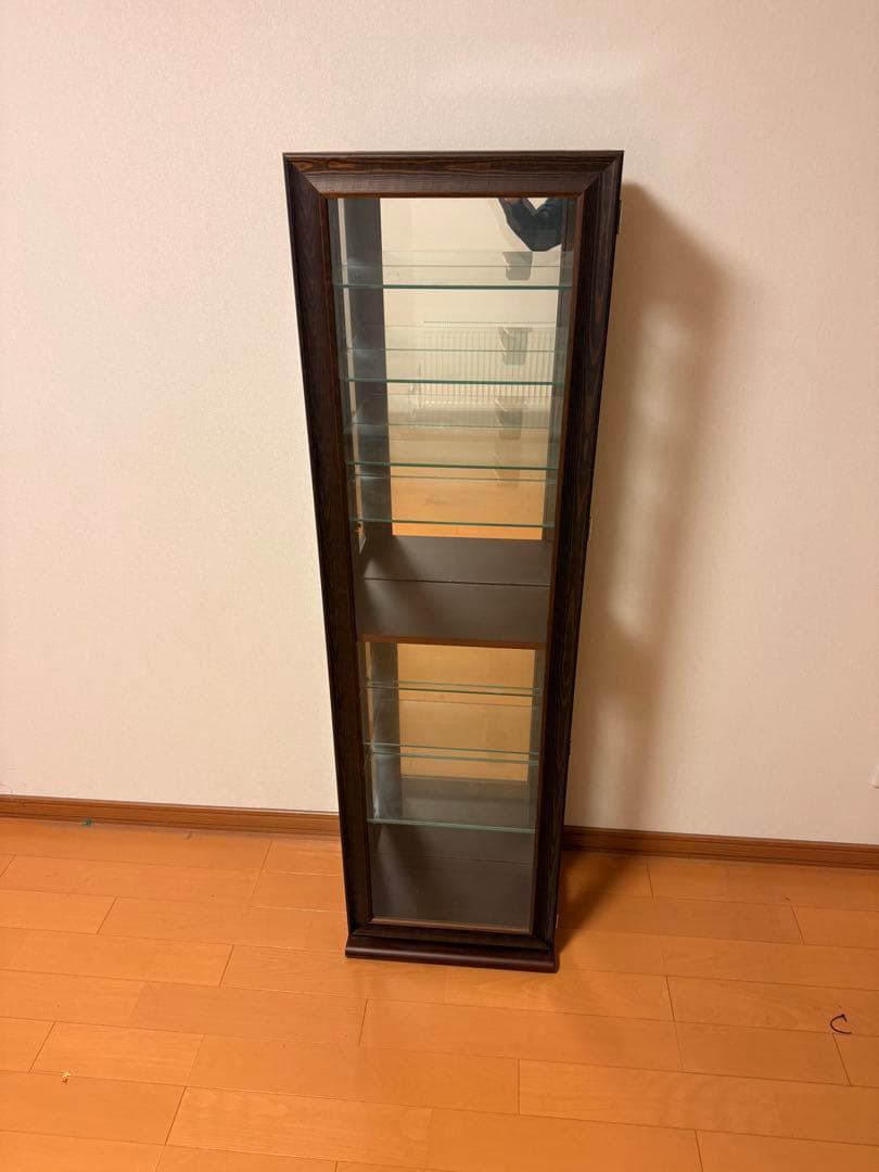Q3035 塩川光明堂　カルトーネ　コレクションケース　棚　ラック ガラス