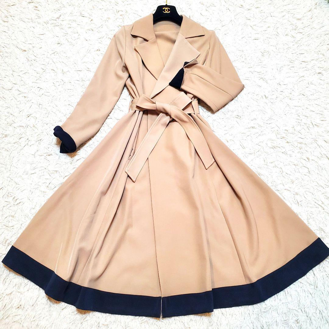 極美品 JENNE オードリーフレアトレンチコート 近年モデル