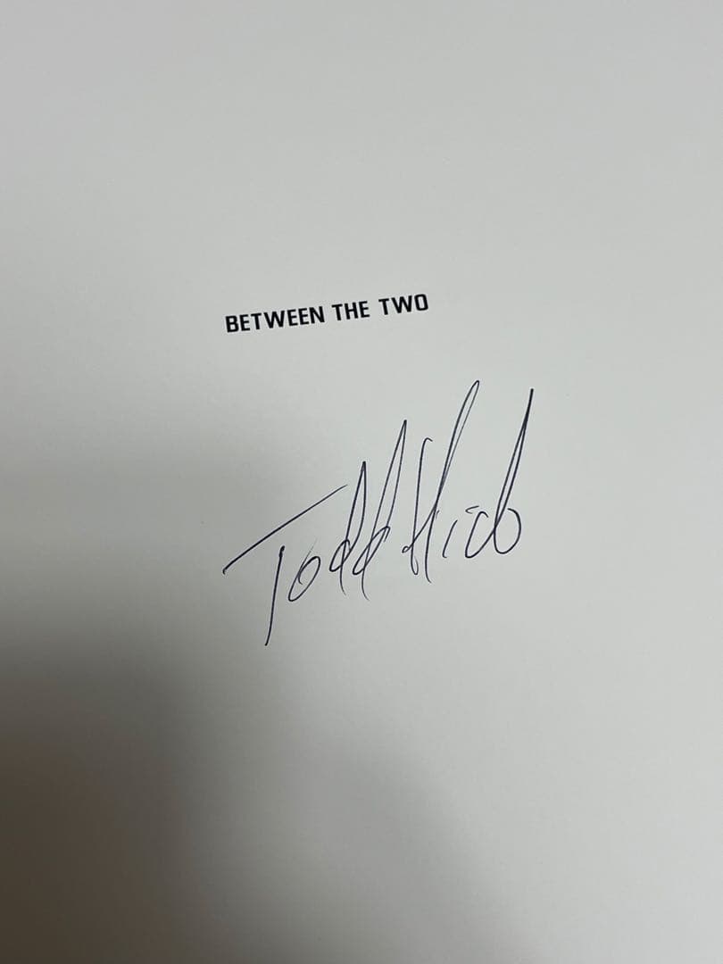 Todd Hido 写真集 Between the Two サイン本