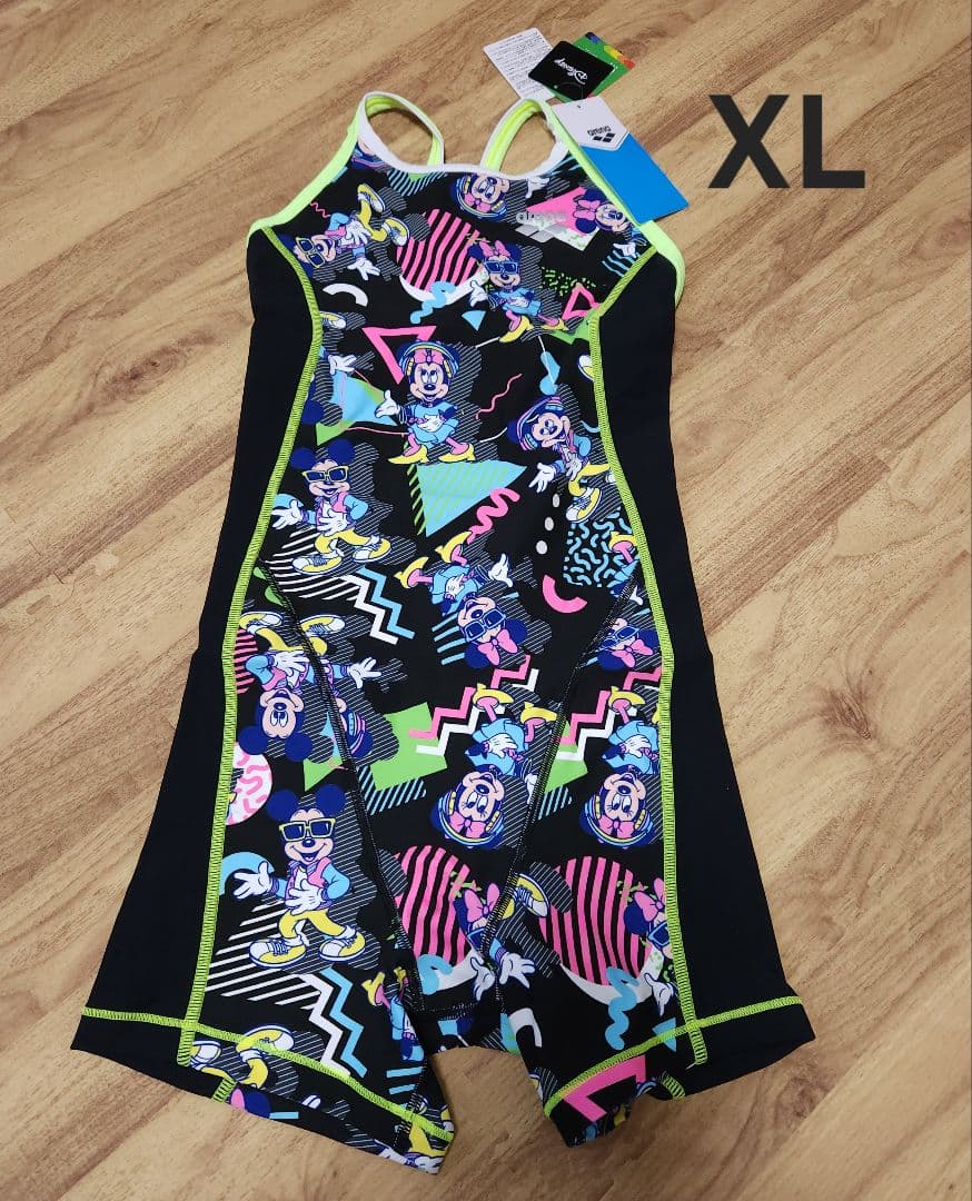 アリーナ　ディズニー　練習水着　ミドルレッグ　タフスキン　ミドルスパッツ