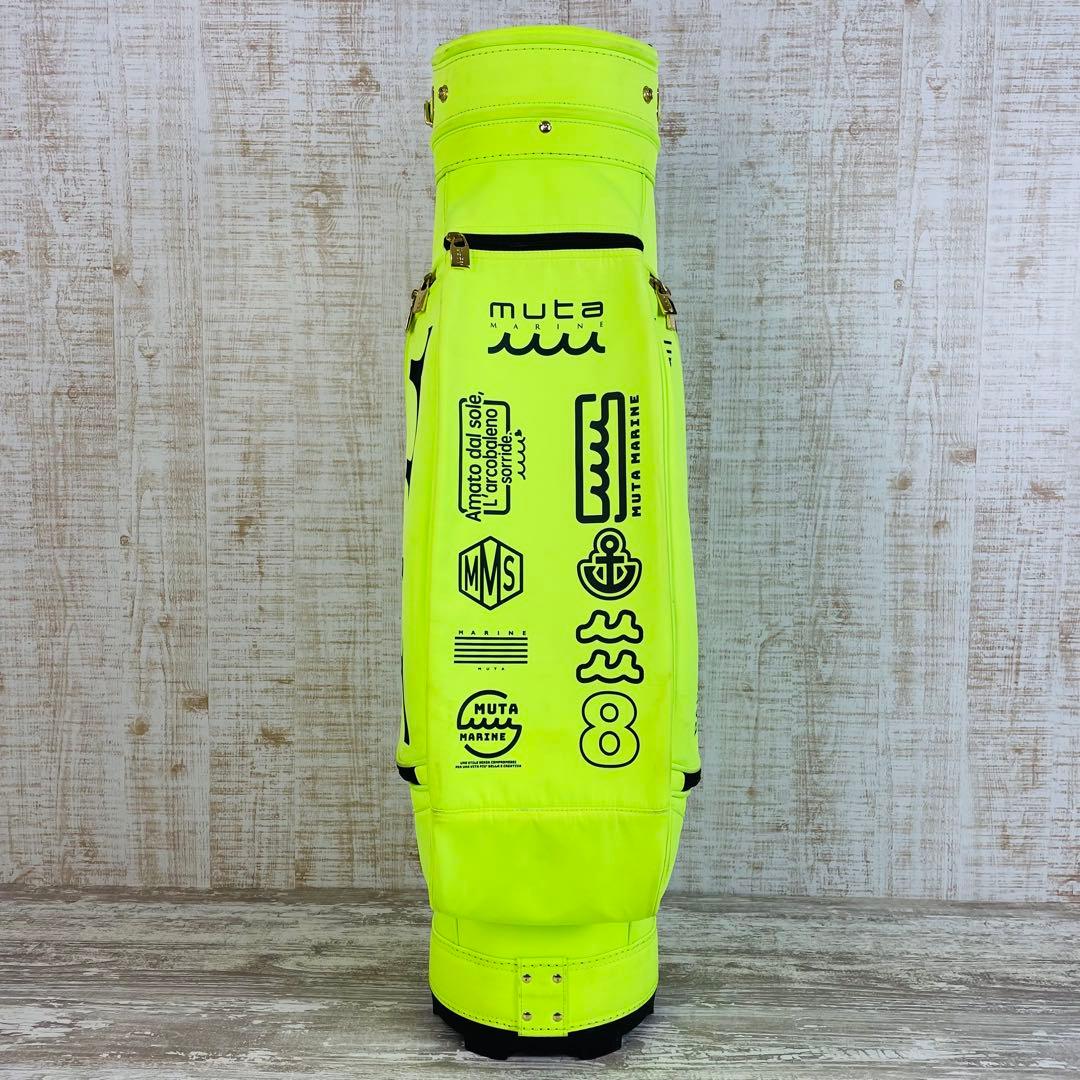 MUTA MARINE GOLF ムータマリン ゴルフ　キャディバッグ　イエロー