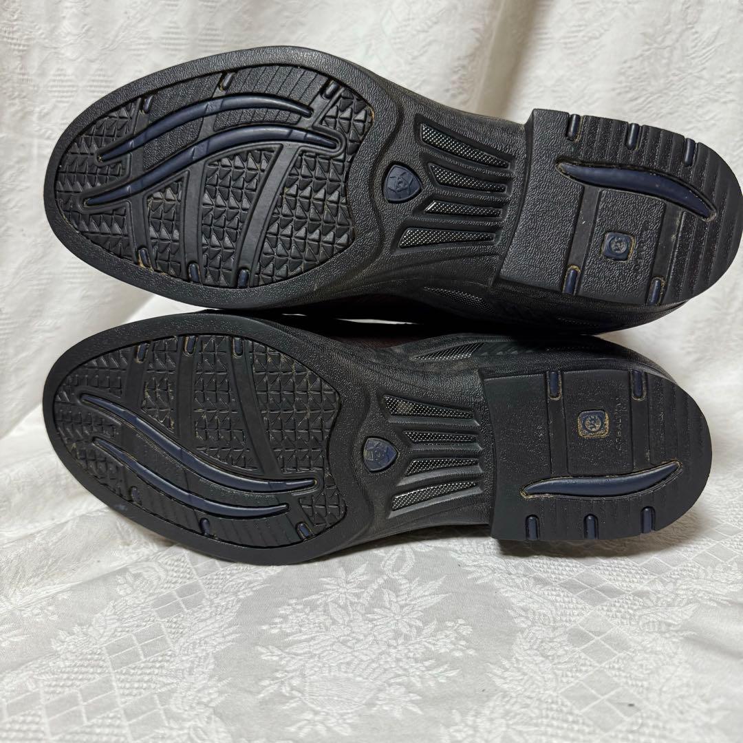 ARIAT　サイドゴアブーツ　フロントジップ　US8　26cm