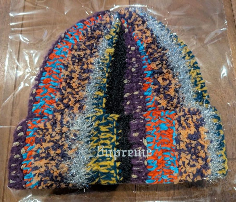 Supreme　Tinsel Stripe Beanie