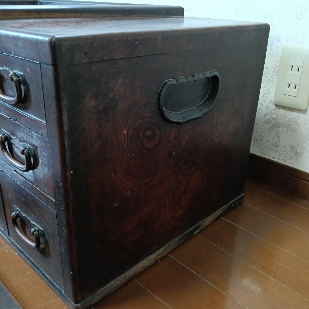 アンティーク　欅　長火鉢