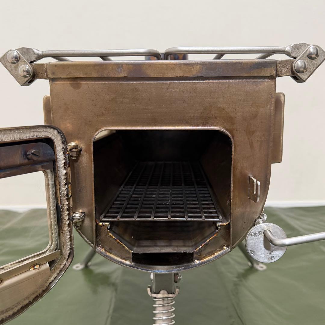 【使用3回】テンマクデザイン 薪ストーブ サイドビューM 外気導入