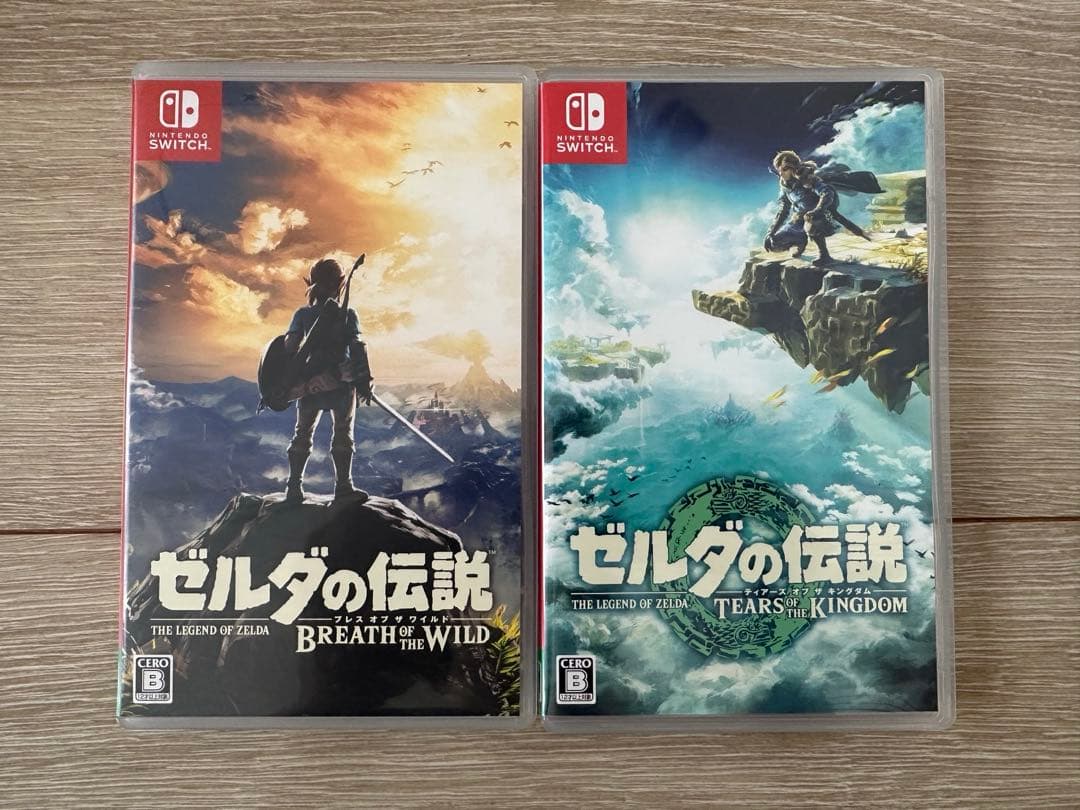 ゼルダ ブレスオブザワイルド ティアーズオブザキングダム　2本Switch