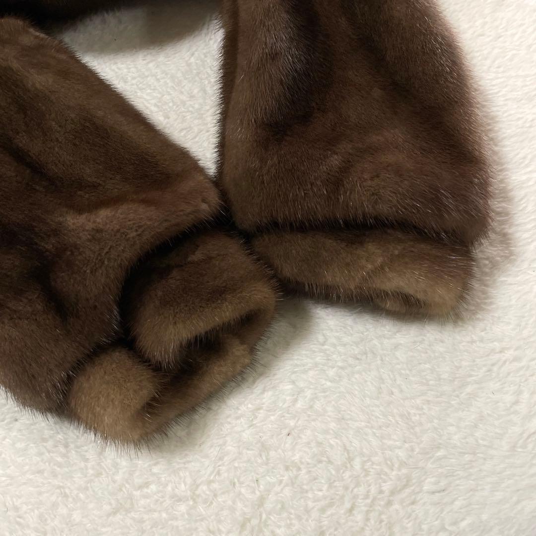 極美品● サガミンク 毛皮 ファーコート ミンクファー 毛並み○ なめし柔らか○