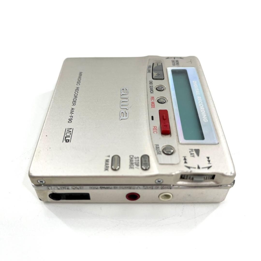 aiwa アイワ MDウォークマン MDレコーダー AM-F90 動作確認済