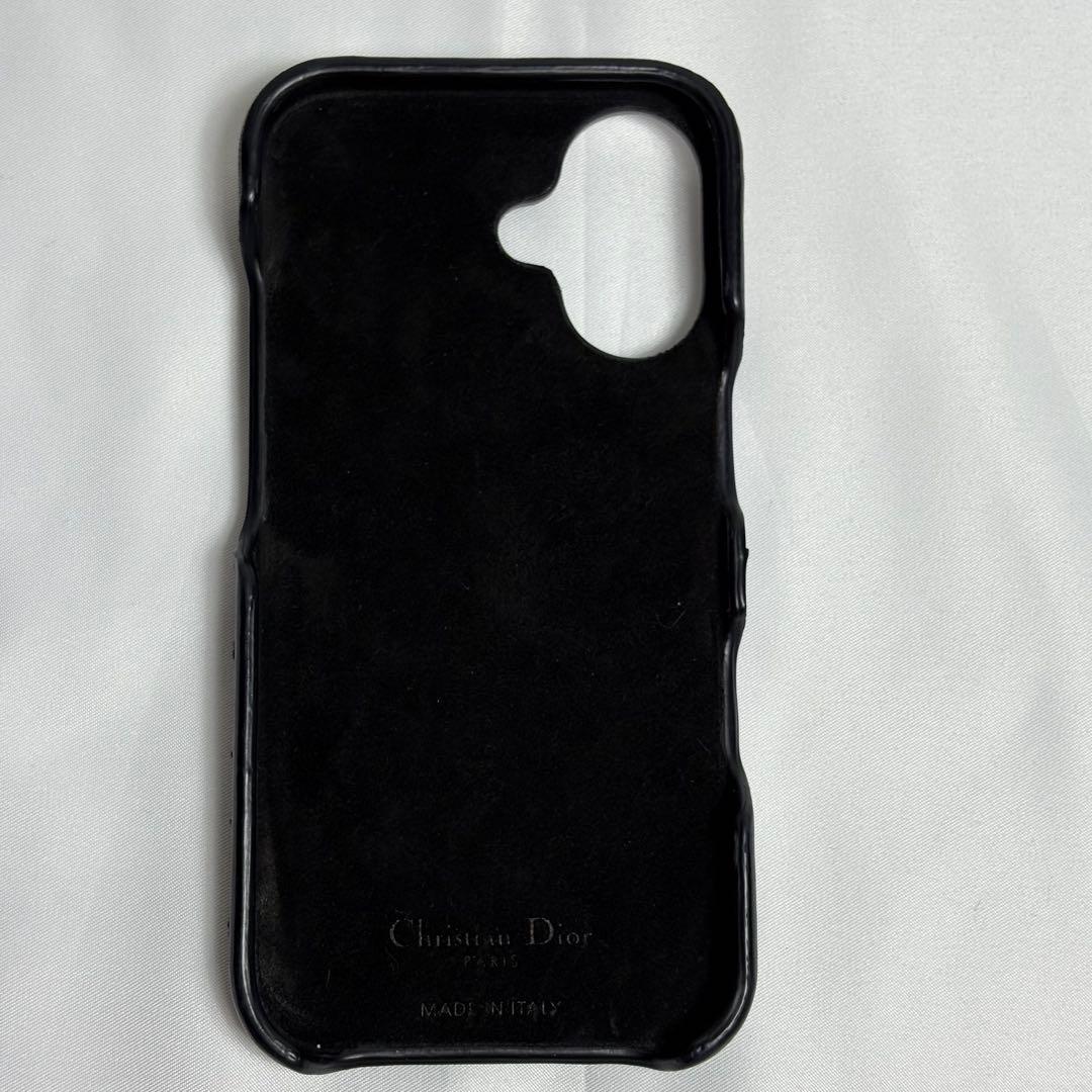 【美品】Christian Dior ディオール iPhone16 カナージュ