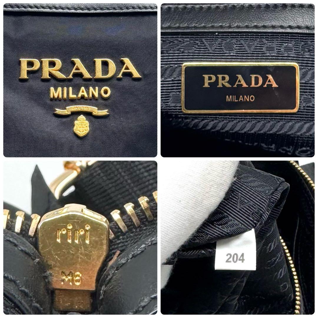 【超美品・使用感無し✨】プラダ 2way ハンドバッグ テスートナイロン レザー