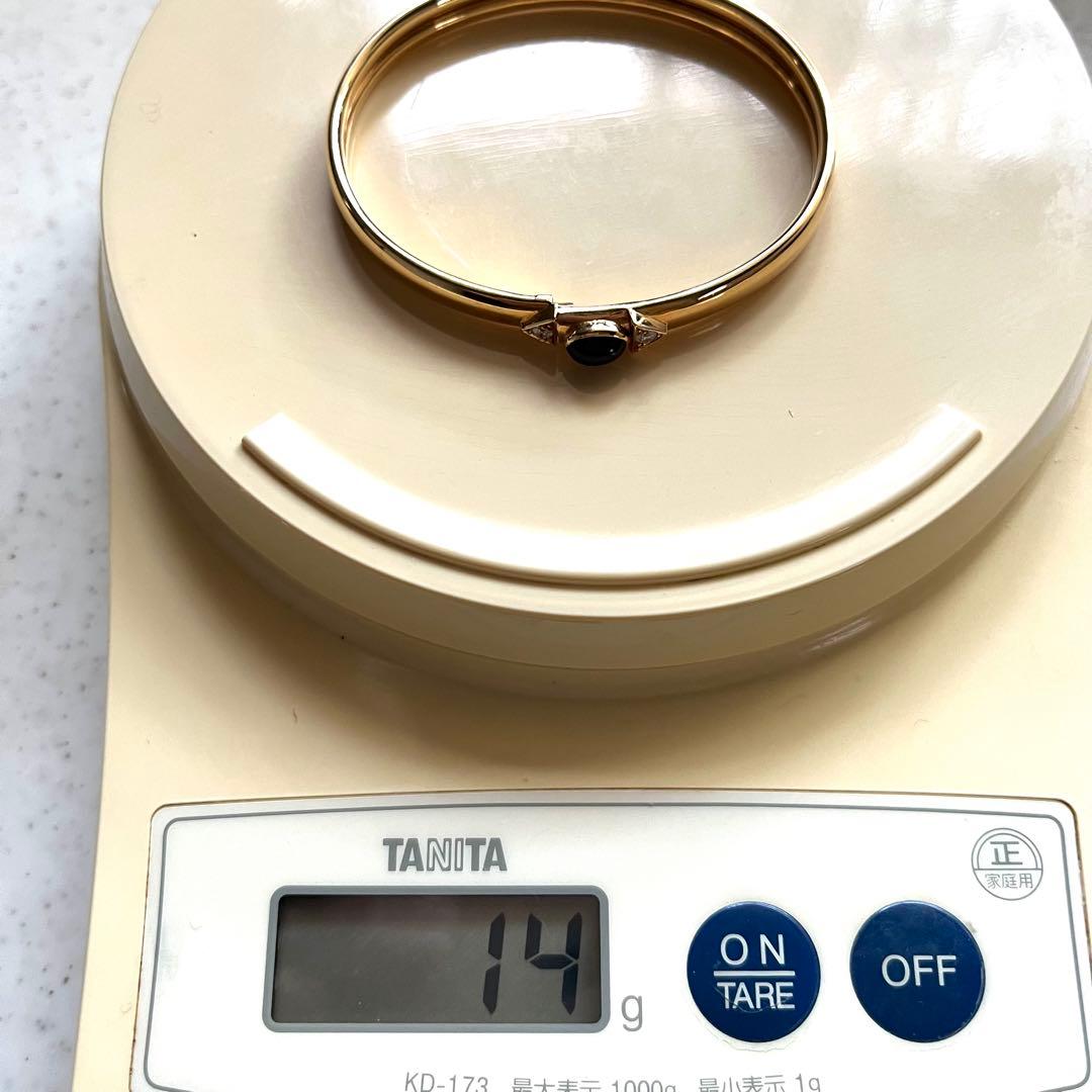 Van Cleef & Arpels オニキスダイヤモンド　ゴールドバングル