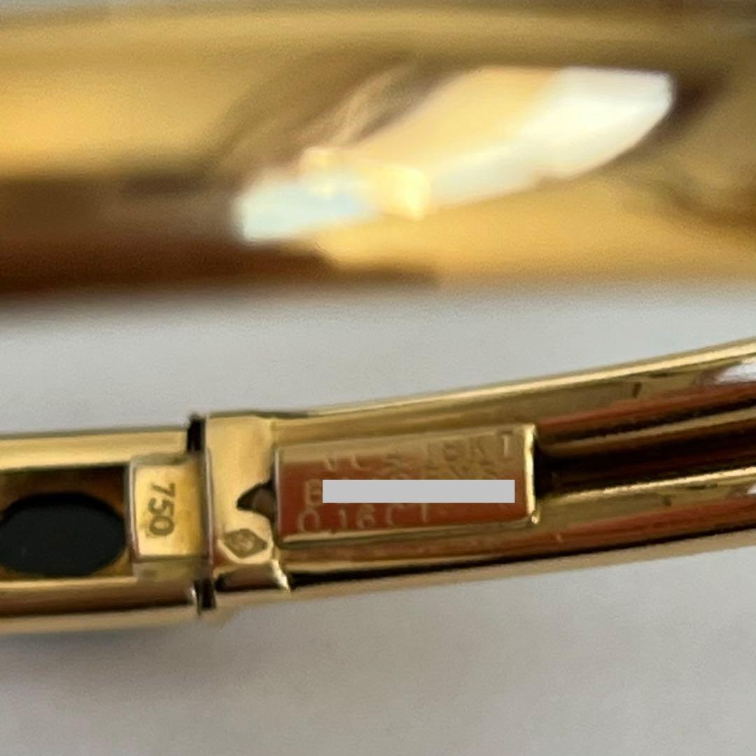 Van Cleef & Arpels オニキスダイヤモンド　ゴールドバングル