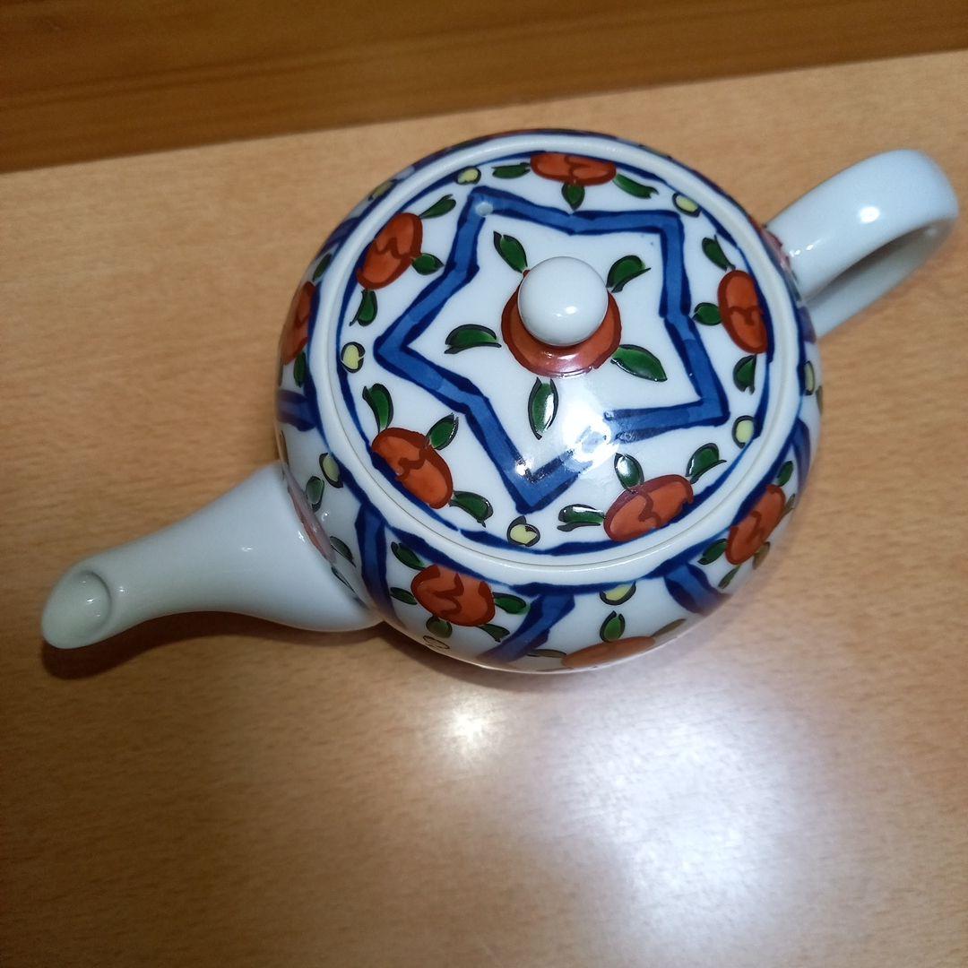 源右衛門窯　花割後ろ手急須