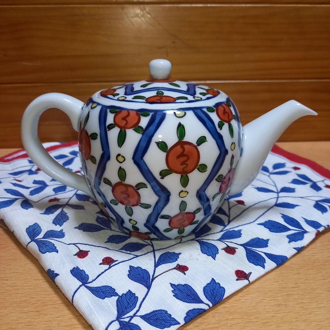 源右衛門窯　花割後ろ手急須