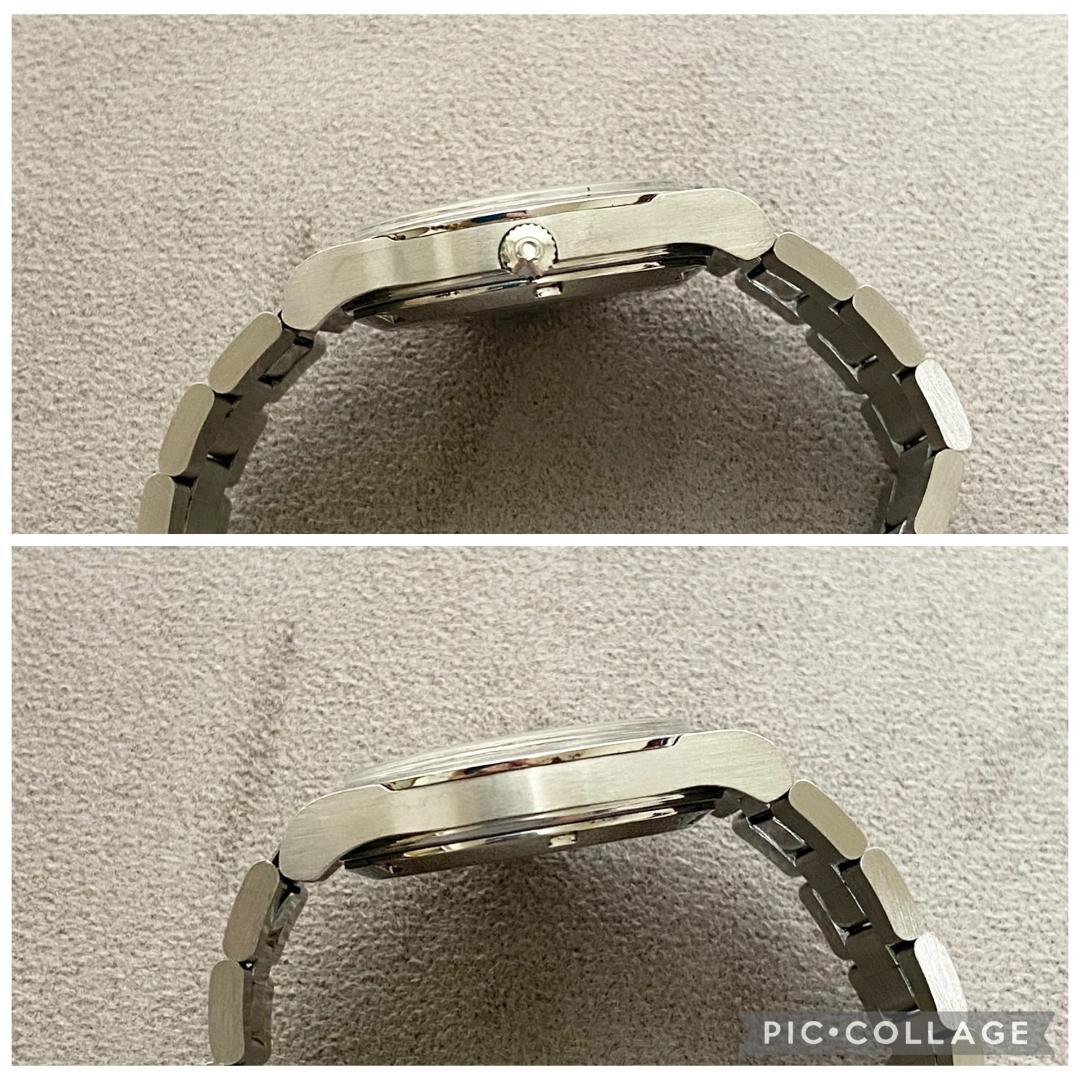 OH済 希少ダイヤル オメガ ジュネーブ アラビアインデックス シルバー AT