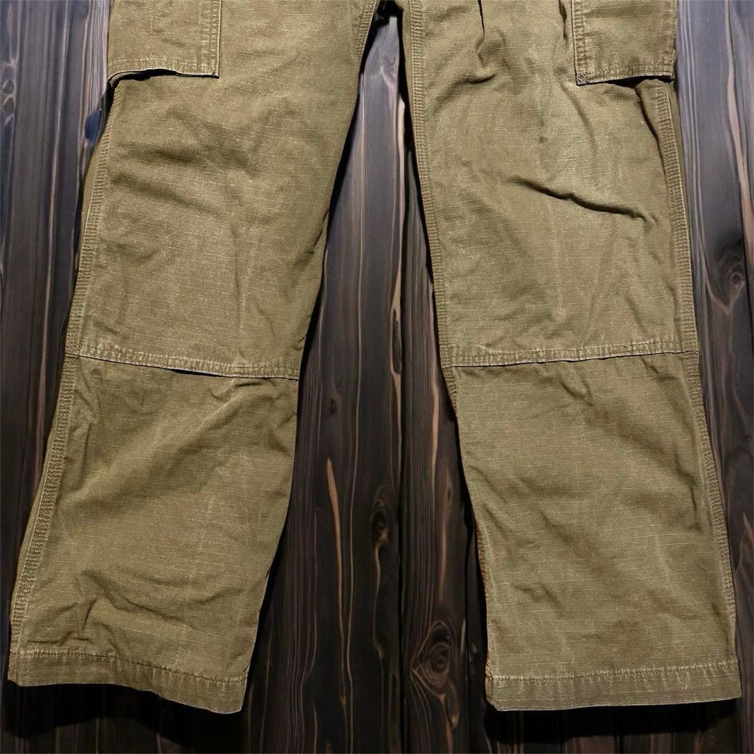 US限定✨カーハート B342 ダブルニー リップストップ カーゴパンツ W38