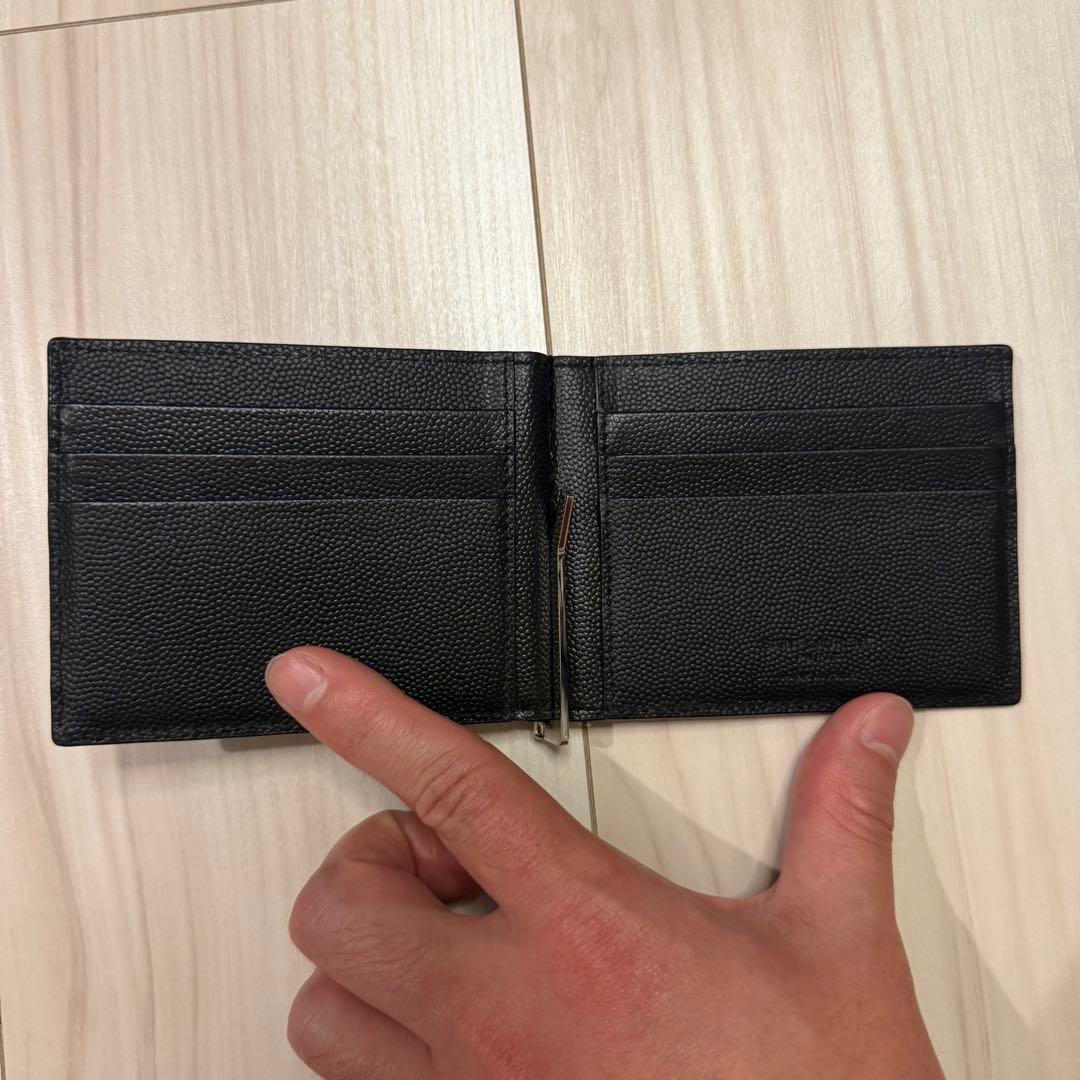 【値下げ】サンローラン SAINTLAURENT マネークリップ ブラック