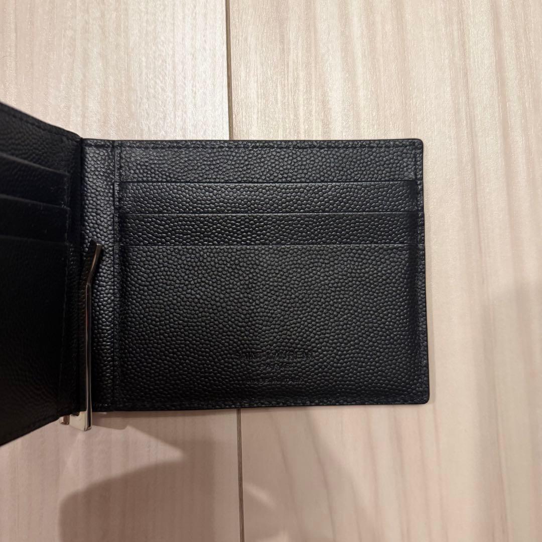 【値下げ】サンローラン SAINTLAURENT マネークリップ ブラック