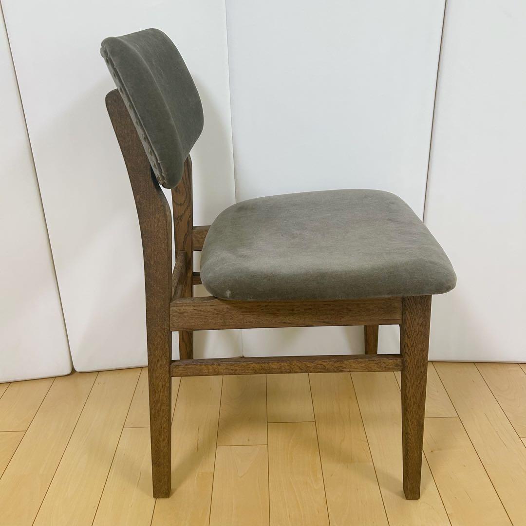 crashgateクラッシュ　パッドチェアWF-2 VELVET ASH 関家具